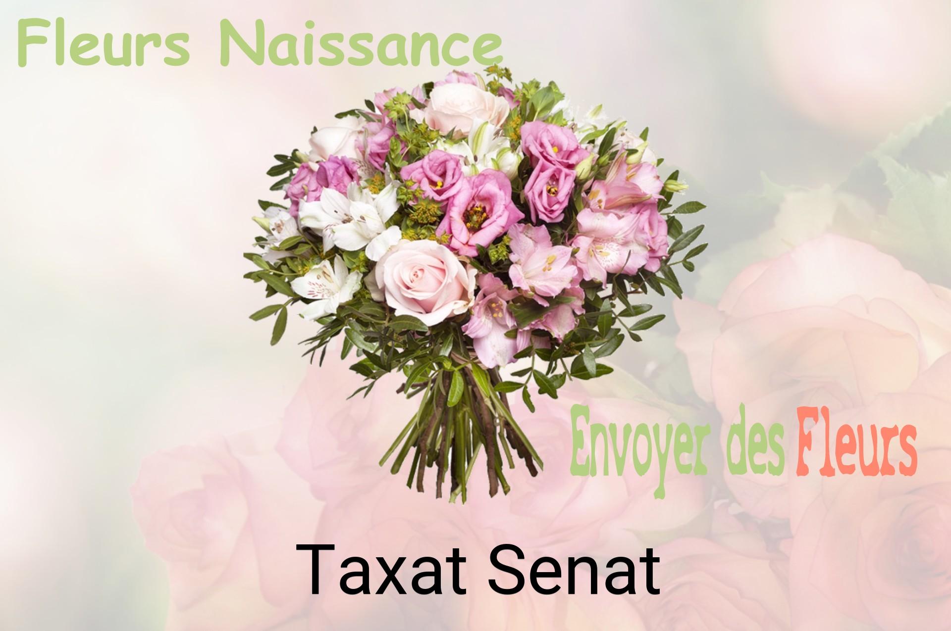 Bouquet de fleurs de naissance livré à Taxat-Senat